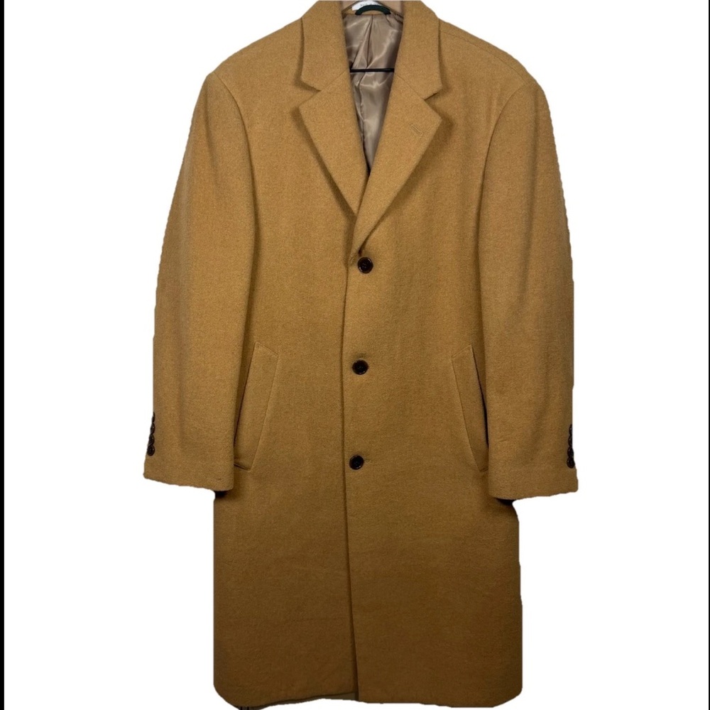 Lauren Ralph Lauren Camel Brown Wool Pea Coat